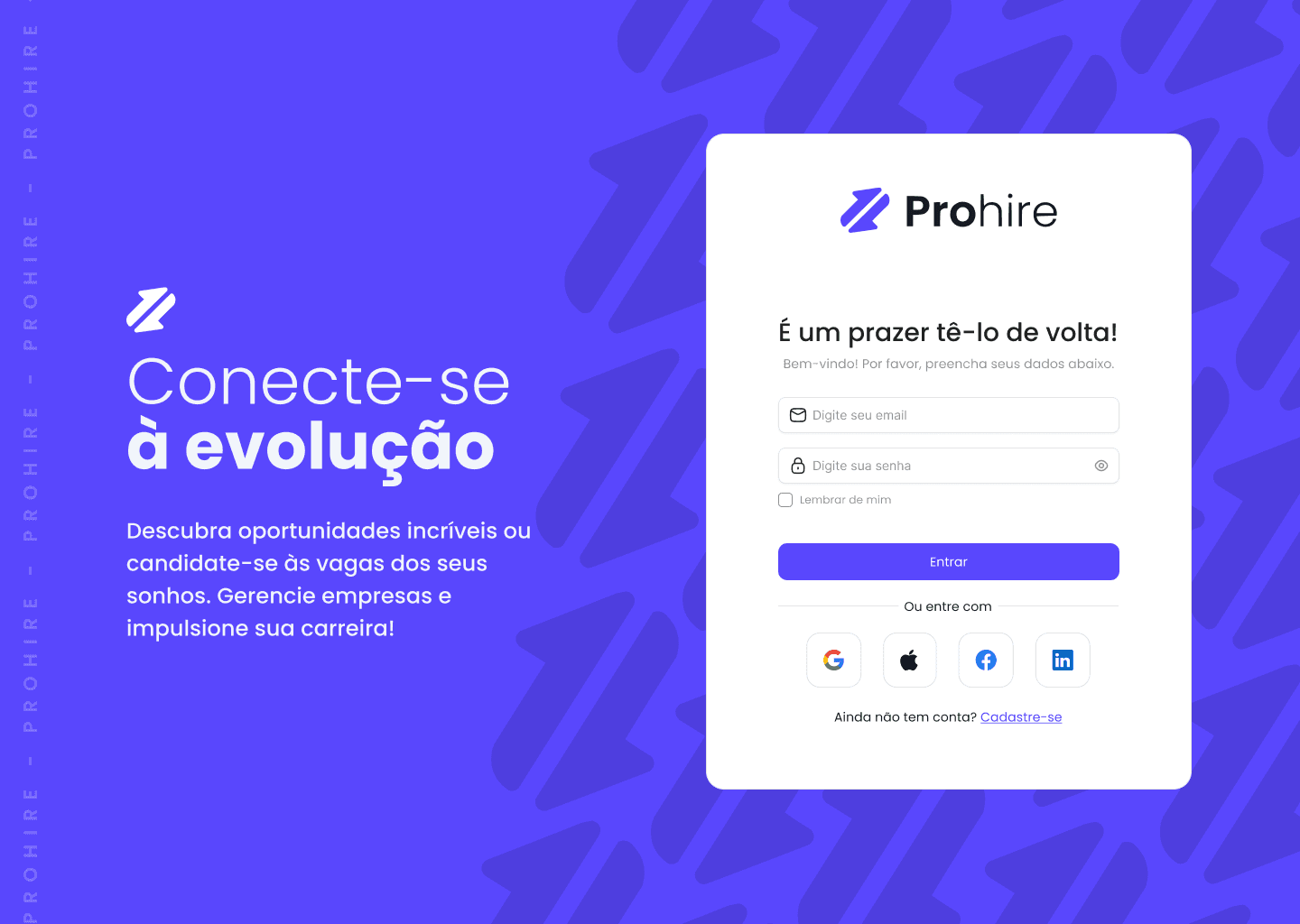 Plataforma de Conexão Profissional